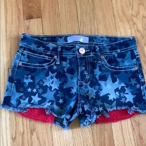 Stars jean shorts